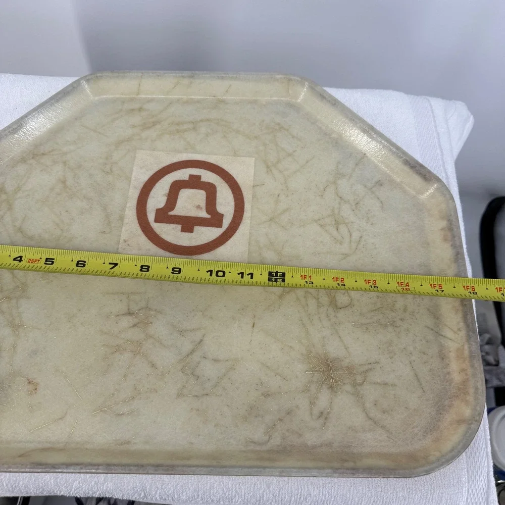 Vtg Si-Lite Pacific Bell Logo‎ Serving Cafeteria Tray Home Decor Kitchen Diner